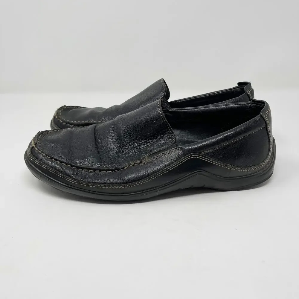 Cole Haan Mens Size 10 Black Tucker Venetian Loafer Slip On Comfort Casual Shoe